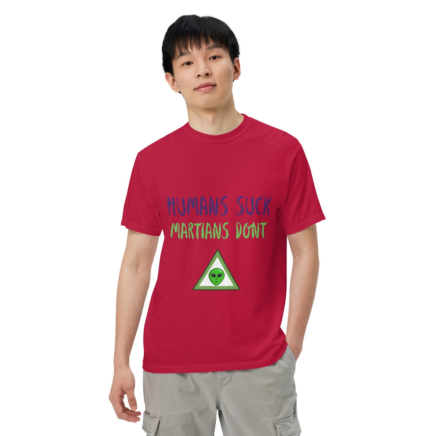 OG Martians “Quote” Unisex garment-dyed heavyweight t-shirt