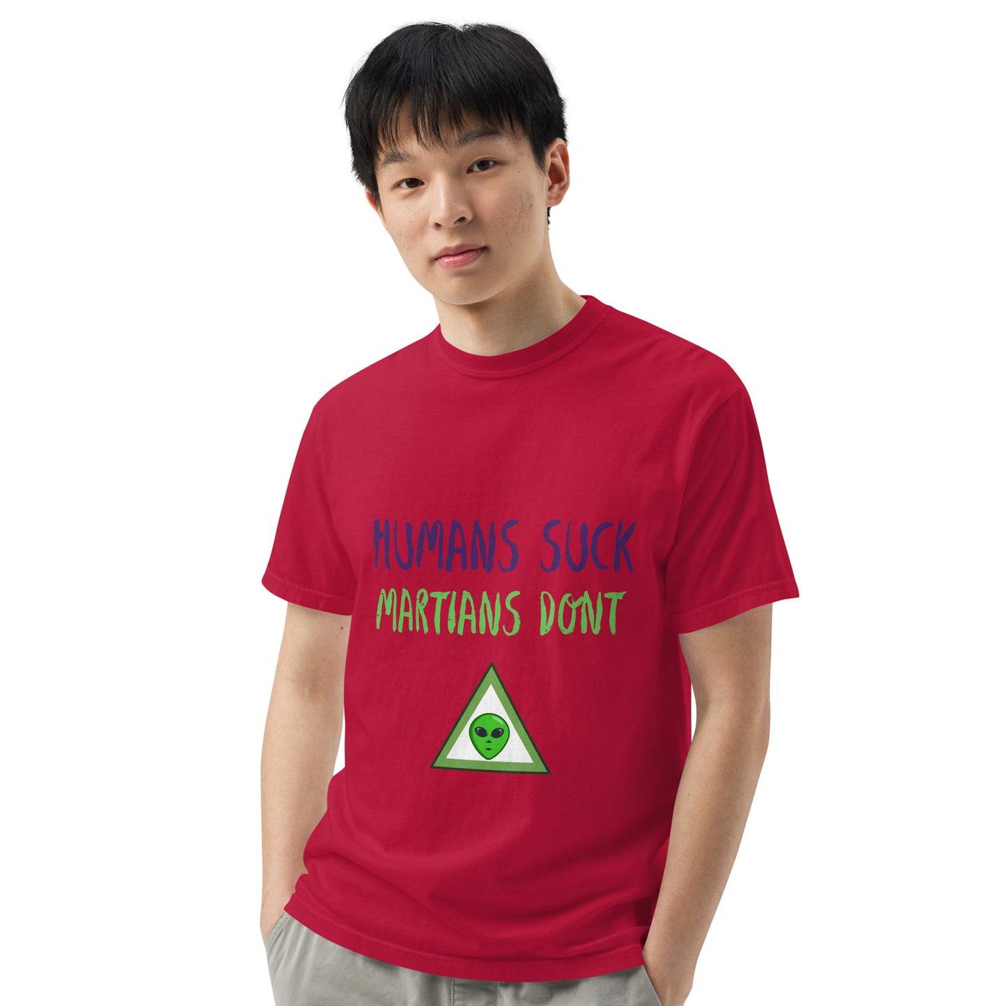 OG Martians “Quote” Unisex garment-dyed heavyweight t-shirt