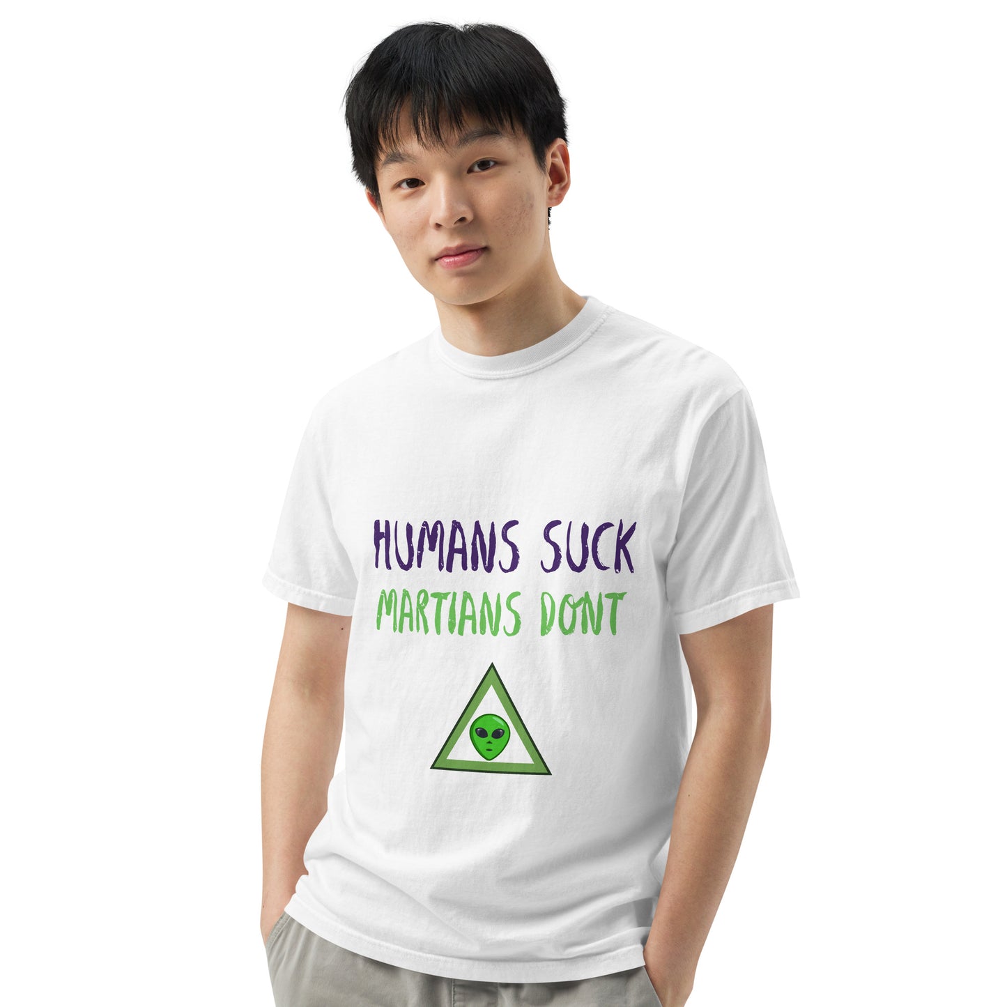 OG Martians “Quote” Unisex garment-dyed heavyweight t-shirt